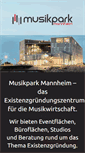 Mobile Screenshot of musikpark-mannheim.de